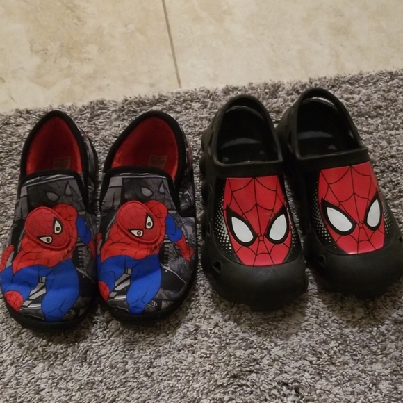 spiderman light up slippers